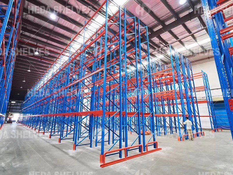 side sense cold storage racking