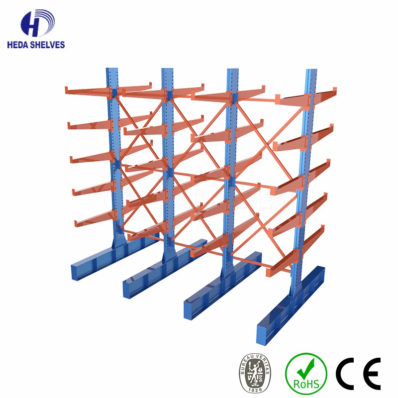 Warehouse cantilever racking