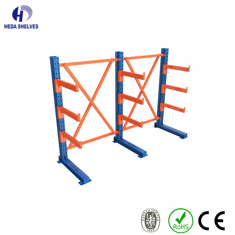 orange cantilever racking