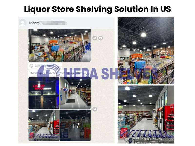 Liquor Store Shelving for United State Clients