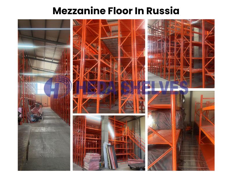 Mezzanine Shelving System in Russia